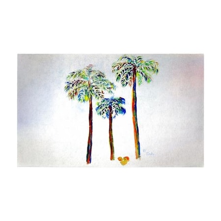 Betsy Drake Betsy Drake DM1106G 30 x 50 in. Three Palms Door Mat DM1106G